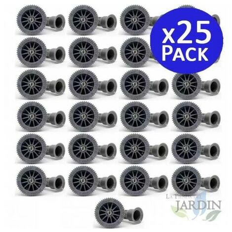 Lot de 25 Buse réglable Hunter 17A pour tuyères d'arrosage, portée 5,2 mètres, angle réglable (1/5)