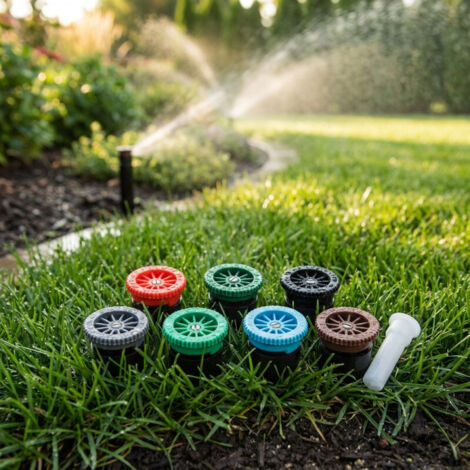 Lot De 10 Buses 18 Van - Arroseurs Jardin Angle Réglable Portée 5,2m - Compatible Hunter Rain Bird
