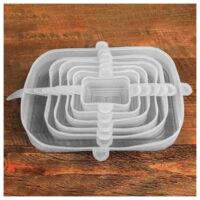 Couvercle alimentaire en Silicone, 6 pièces, unive... – Grandado