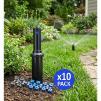 Arroseur Hunter PGP-Adj – Portée 6,4 à 15,8 M – Réglable 40-360° – Arroseur Escamotable Pelouse