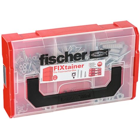 FISCHER FIXtainer Die Festmacher Box 212 tlg. Dübel Set, 532890