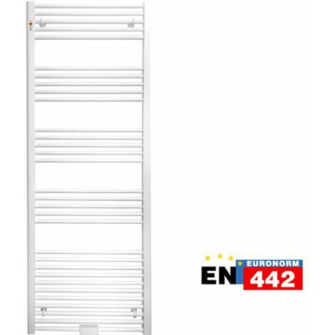 Badheizkörper Handtuchwärmer Weiß gerade Handtuchheizung Heizkörper Badezimmer 900 x 700 mm
