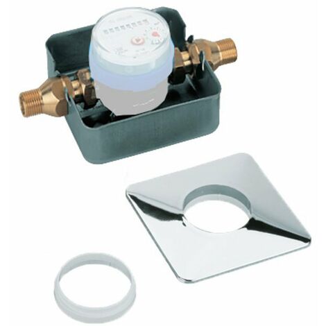 Unterputz Einbaukasten Set für 80mm UP Zähler 1/2 Zoll und 15mm Löt