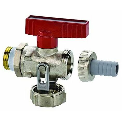 SIMPLEX KFE Durchgang 1/2", Kugelhahn selbstdichtend, bis 130°C für Heizung
