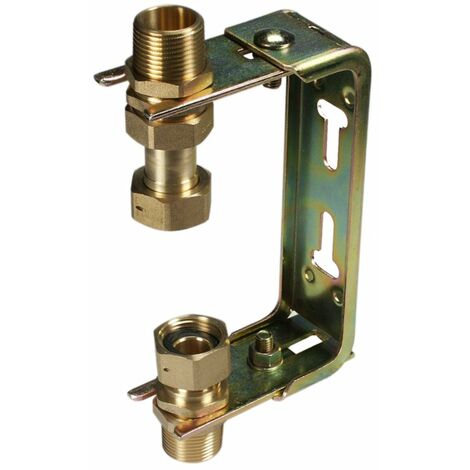 Wasserzählerbügel inkl. Verschraubung 1 x 1 für Wasserzähler 3/4 senkrecht verstellbar