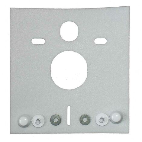 Schallschutz Set für wandhängende WC 420 x 390 x 5mm nach DIN 1386
