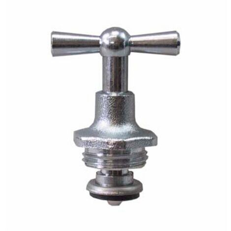 Auslaufventil Knebeloberteil, Ventil Oberteil 3/4" matt, Ersatzspindel