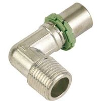 Comap 726BCX - Quetschverschraubung männlich 90° Winkel zu Schraube S7092GV Ø16x2-1/2mm - 2St