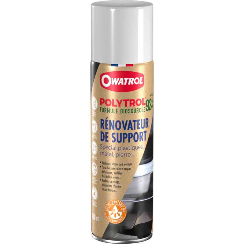 Aérosol rénovateur multi-supports Owatrol POLYTROL® 92 BIOSOURCÉ  Aérosol 250 ml