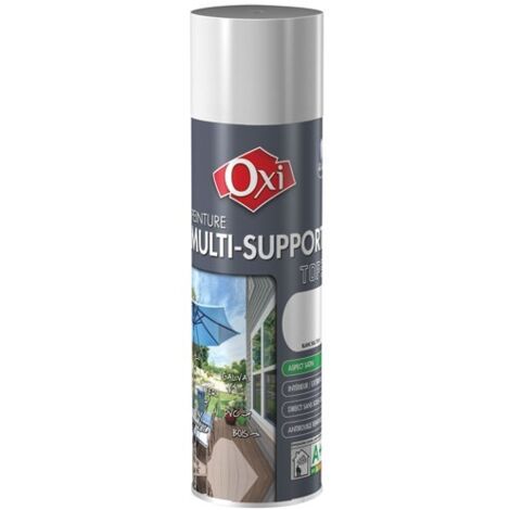OXI - Peinture top 3 multi supports satin 400ml gris clair