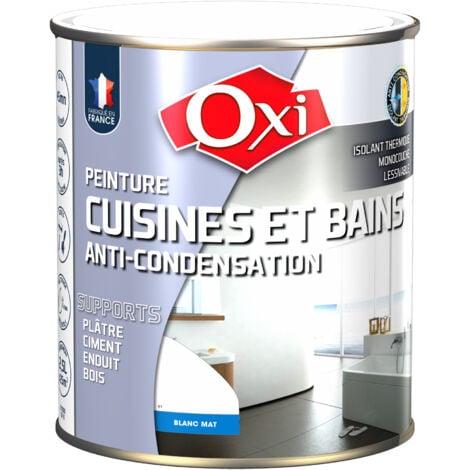 Cusine et bain OXI PEINTURE CUISINES ET BAINS BLANC Blanc (ow4) 2.5 litres