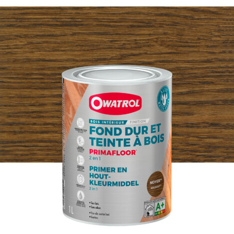 Fond dur + teinte à bois en phase aqueuse Owatrol PRIMAFLOOR Noyer (owp16) 1 litre (1/3)