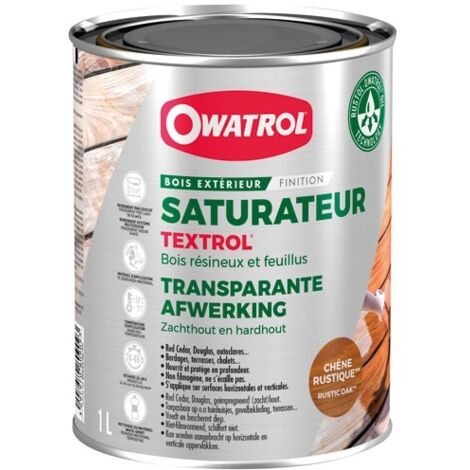 Owatrol – Saturateur extérieur bois résineux 1 litre – Protection longue durée pour bois tendres – Application facile sans gommage ni ponçage