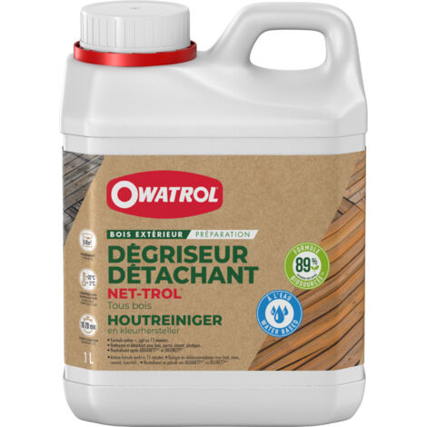 Dégriseur détachant pour bois extérieurs – Formule gel biodégradable – 15L – Compatible avec teck, mélèze, pin, iroko, ipé – Durieu