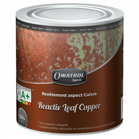 Owatrol – Revêtement cuivre 0.5 litre – Peinture anti humidité – Pour supports plastiques, verres, céramiques – Application entre 5°C et 25°C (1/4)