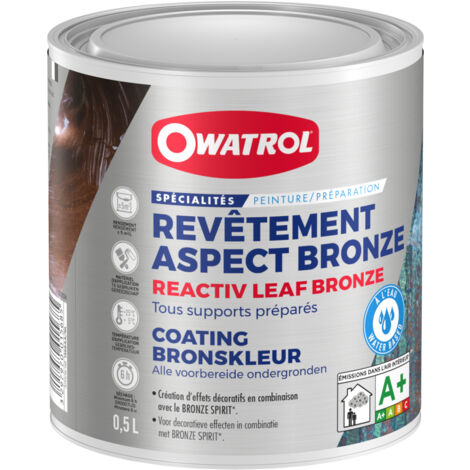 Revêtement aspect bronze Owatrol REACTIV LEAF BRONZE  2.5 litres