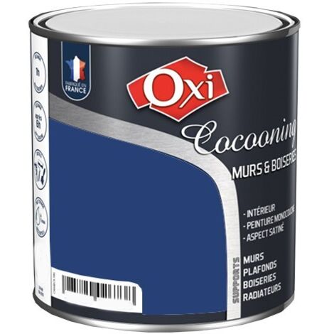 Owatrol-COCOONING MURS & BOISERIES SATIN-Peinture d'intérieur monocouche pour murs & boiseries-Bleu océan (ox41) 0.5 litre (1/3)