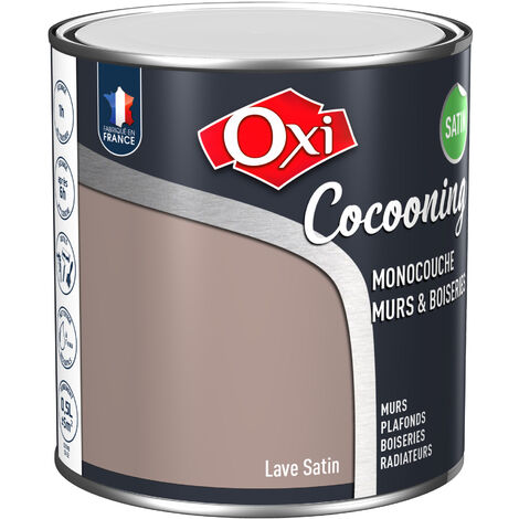 Owatrol-COCOONING MURS & BOISERIES SATIN-Peinture d'intérieur monocouche pour murs & boiseries-Lave 0.5 litre (1/2)