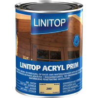 Lasure d'imprégnation pour bois en phase aqueuse LINITOP ACRYL PRIM Noyer (li283) 5 litres