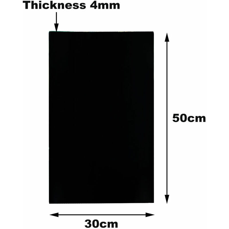 Lavagna magnetica in vetro Melko, lavagna bianca, lavagna di vetro, lavagna  magnetica, bacheca, 30 x 50 x 0,4 cm, nera