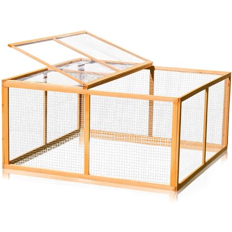 Scuderia Melko Hare Hare XXL recinzione esterna, ca. 120 x 120 x 59 cm, in legno