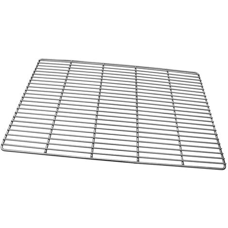 Melko BBQ Grill Grid Griglia griglia in acciaio inox, quadrata, 60 x 40 cm  - Per grigliare