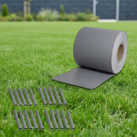 NOOR Strisce Frangivista PP PRO Per Recinzione A Doppia Asta, Rotolo Di Protezione Per Recinzioni Colore Grigio Chiaro 019 X 35 M Opache Frangivista 650 Gm Prodotte In Germania 8971119