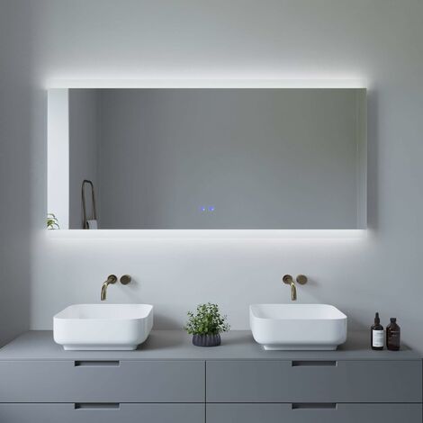 OSAKA Badezimmerspiegel Led Badspiegel Lichtspiegel Wandspiegel spiegel 140x70cm 