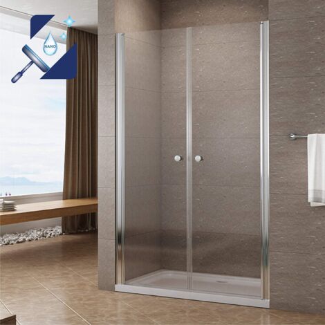 ESG Nischentür Duschabtrennung Duschwand Dusche Duschkabine Pendeltür Duschtür 