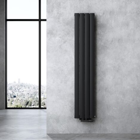 doporro Vertikal Badeizkörper Badheizung 160x30cm Anthrazit Einlagig Heizkörper Flachheizkörper Mittelanschluss Flach Paneelheizkörper 510Watt