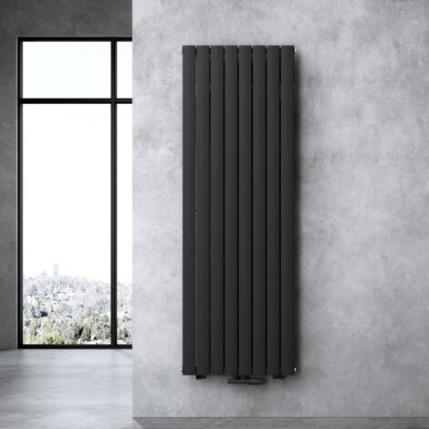 doporro Design Badheizung Flachheizkörper 180x61cm Anthrazit Paneelheizkörper Einlagig Vertikal Mittelanschluss Badheizkörper