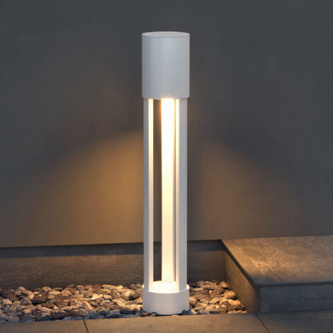 doporro  Wegeleuchten Außen LED 10W, Pollerleuchte ⌀120xH700mm IP65, 3000K Aussenleuchte Pollerleuchte Standleuchte für Garten, Sandweiß NeoForge