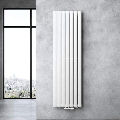 doporro Vertikal Badeizkörper Badheizung 180x54cm Weiß Doppellagig Heizkörper Flachheizkörper Mittelanschluss Flach Paneelheizkörper 1830Watt