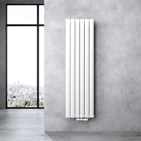 doporro Vertikal Badeizkörper Badheizung 160x46cm Weiß Doppellagig Heizkörper Flachheizkörper Mittelanschluss Flach Paneelheizkörper 1540Watt