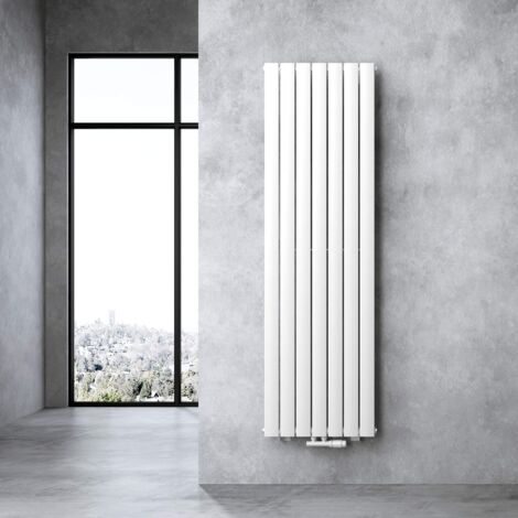 doporro Vertikal Badeizkörper Badheizung 180x54cm Weiß  Einlagig Heizkörper Flachheizkörper Mittelanschluss  Flach Paneelheizkörper 1045Watt