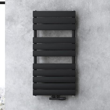doporro Design Badheizung Flachheizkörper 100x60cm Anthrazit Paneelheizkörper Einlagig Horizontal Mittelanschluss Bad-Heizkörper
