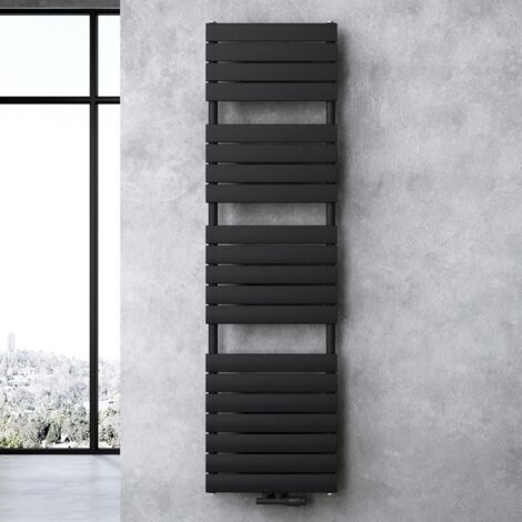 doporro Design Badheizung Flachheizkörper 180x50cm Anthrazit Paneelheizkörper Einlagig Horizontal Mittelanschluss Bad-Heizkörper