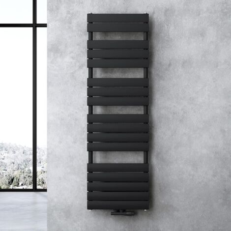 doporro Design Badheizung Flachheizkörper 160x60cm Anthrazit Paneelheizkörper Einlagig Horizontal Mittelanschluss Bad-Heizkörper
