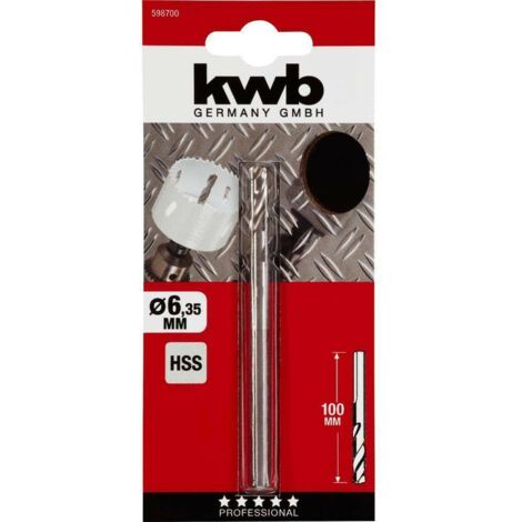 Kwb 598700 Zentrierbohrer 6.35mm 1St. (1/3)