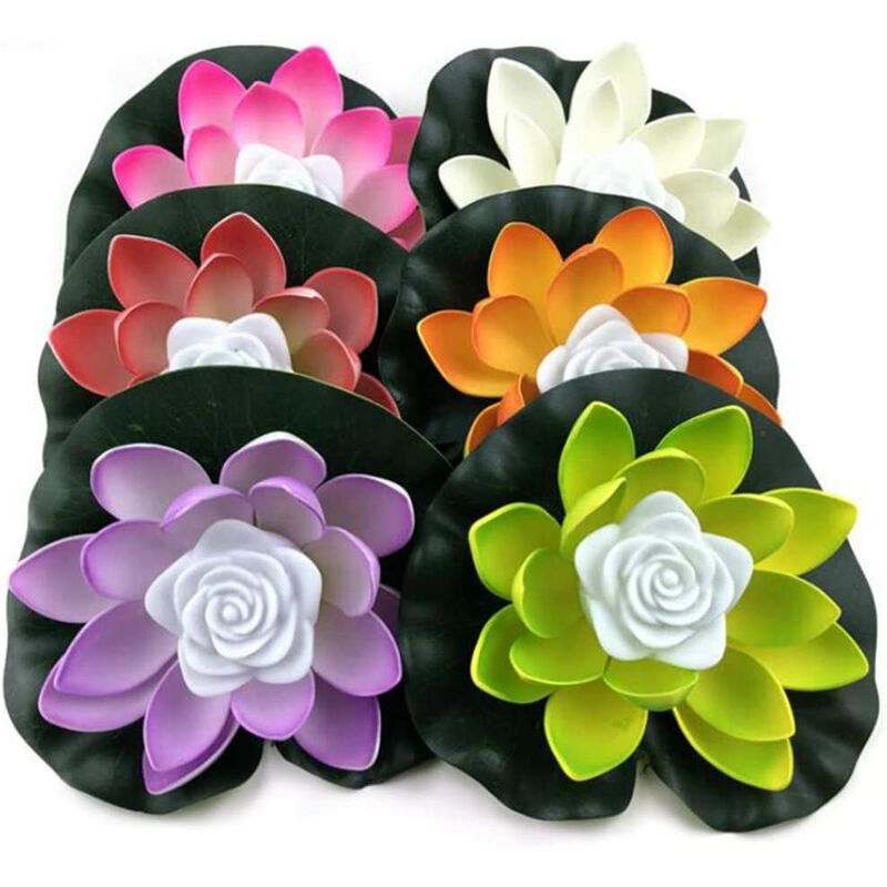 mariage En forme de lotus Pour piscine SOLUSTRE Lot de 3 lanternes à LED flottantes fête jardin 