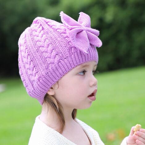 Bébé Béret Chapeau d'Hiver Chaud Coton Bonnet Pour Enfants Tête Accessoires Mignon Confortable 