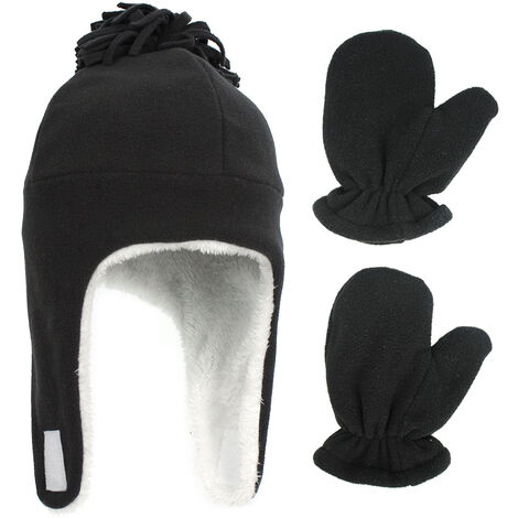 Bonnet D Hiver Pour Bebe Gants Bonnet Et Mitaines Pour Bebe Garcons Filles Bonnet Chaud Double