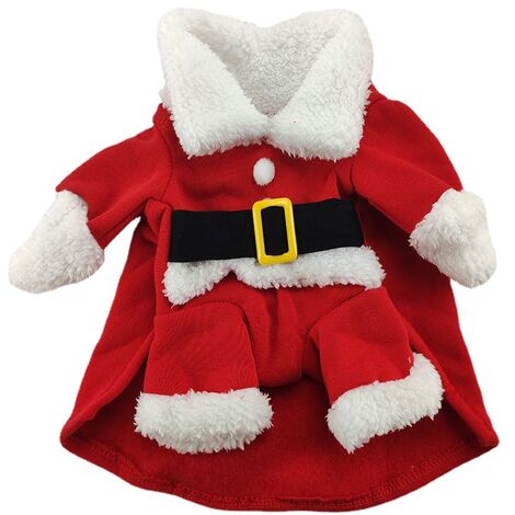 Costume De Pere Noel Chien Et Chat Vetements Pour Animaux De Compagnie De Noel Vetements Mignon