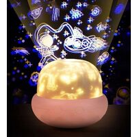 Veilleuse Lampe De Chevet Bebe Champignon Lampe De Projection Ambiance Vert Clair