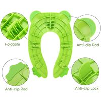 Reducteur Wc Voyage Pliable Enfant Siege De Toilette Portable Pour Bebe Confort Materiel Pp Avec 4 Reducteur Wc Voyage Pliable Enfant Siege De Toilette Portable Pour Bebe Confort Materiel Pp Avec 4