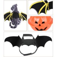 Costumes D Halloween Pour Chiens Ailes De Chauve Souris D Halloween Harnais Pour Animaux De Compagnie