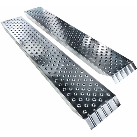 VOUNOT Set of 2 Loading Ramps 160cm Heavy Duty 400 kg Max Loading (1/5)