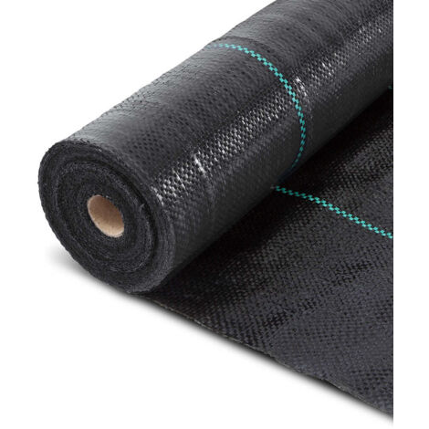 VOUNOT 2x50m Weed Control Fabric, Heavy Duty Landscape Ground Cover Membrane