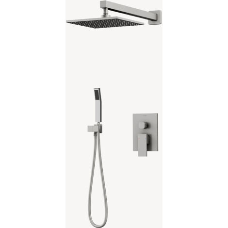 Porta Doccia Scorrevole Sinistra 140 Cm Nickel Spazzolato FURO NICKEL Brushed Dwj 88481995