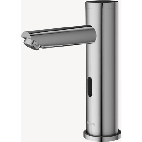 Rubinetto lavabo automatico moderno, acqua fredda cromato - Pula